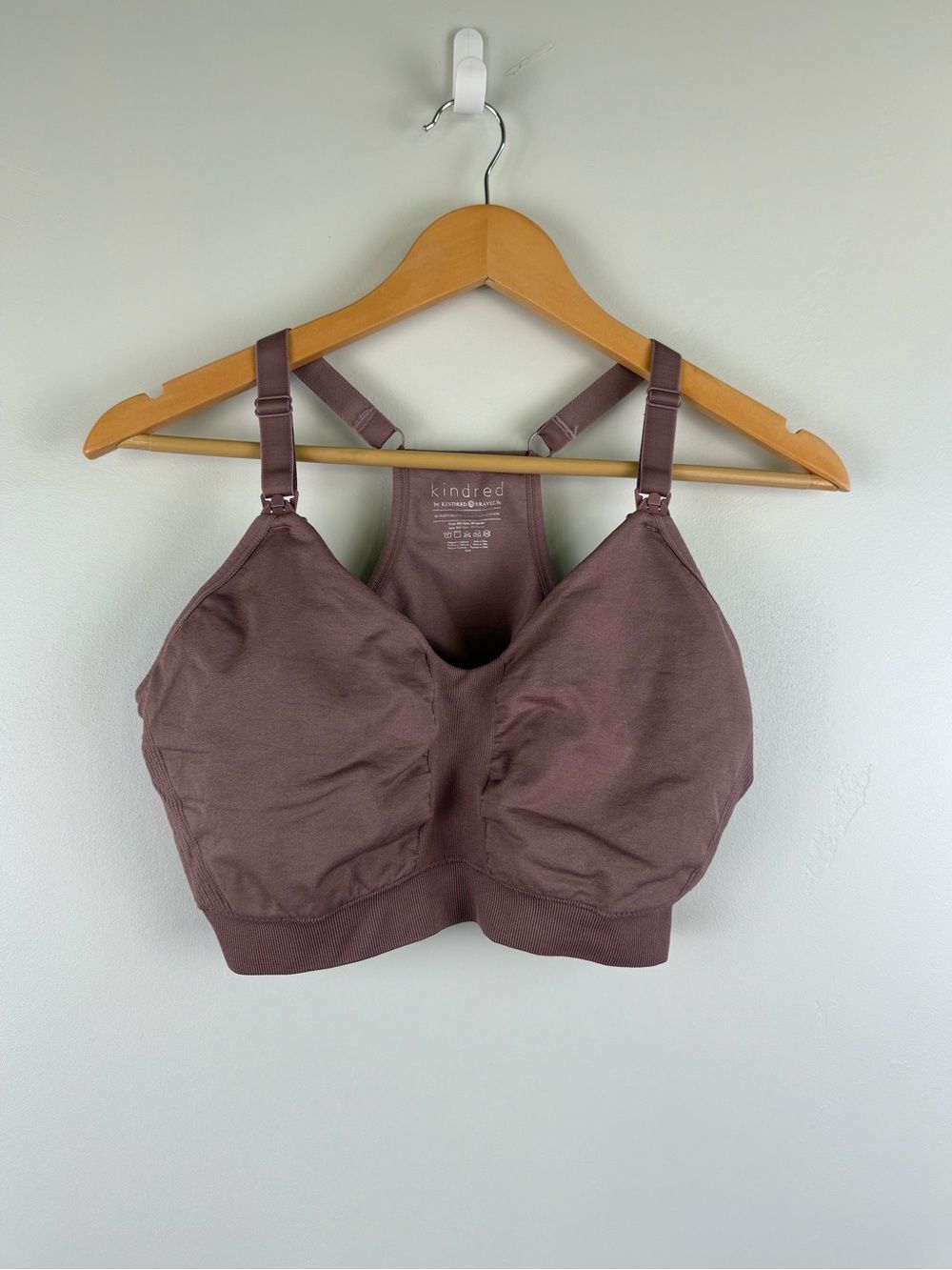 Kindred Bravely Size XL Busty Hands-Free Pumping Nursing Sports Bra Racerback